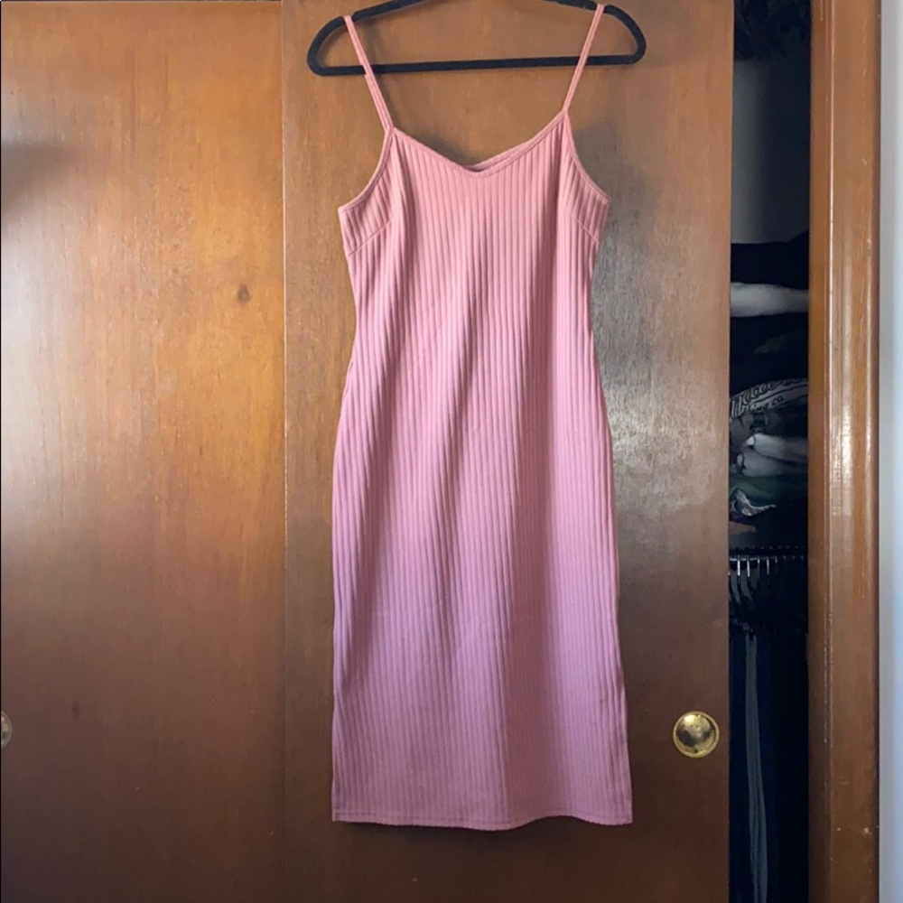 ⭐️ SALE ⭐️ SAY WHAT? MAUVE SPAGHETTI STRAP DRESS
